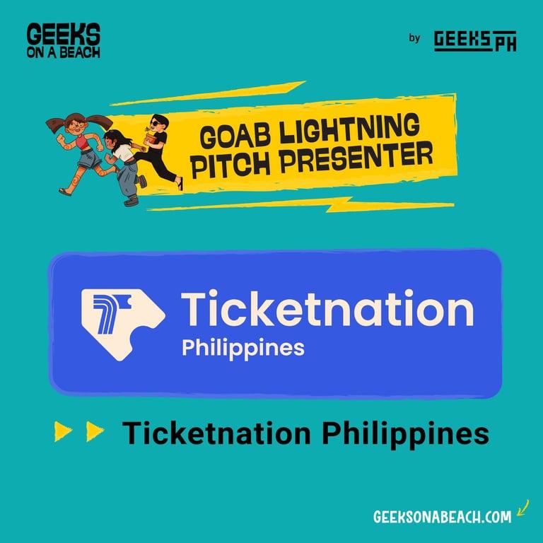 TicketNation Philippines to Showcase at Geeks on a Beach!